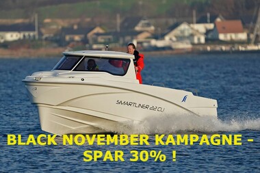 Smartliner 22 Cuddy m/Mercury F115 hk EFI 4-takt - BLACK NOVEMBER KAMPAGNE !