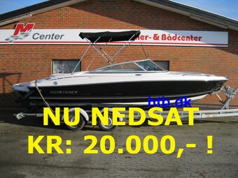 Monterey 194FS m/Volvo Penta 4,3L og trailer - NU NEDSAT KR.: 20.000,- !