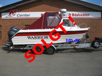 Warrior 175 m/Yamaha F150 hk 4-takt og Indespension 2600 kg boggitrailer - SOLGT !