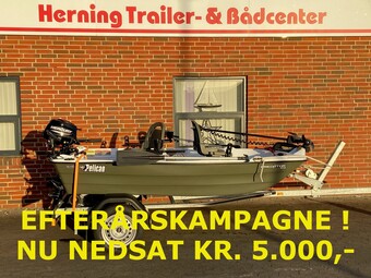 Pelican Predator 103 m/Mercury F2,5 hk 4-takt - NU NEDSAT KR. 5.000,- !