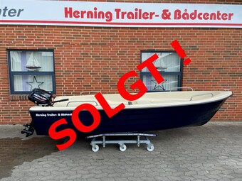 HTB jolle 405 Wile m/Mercury F6 hk MH 4-takt - SOLGT !