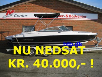 Monterey 194FS m/Volvo Penta 4,3L og trailer - NU NEDSAT KR.: 40.000,- !