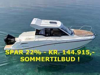 Quicksilver Activ 705 Weekend m/Mercury F150 hk Racing XL DS V6, hvid - SOMMERTILBUD !