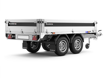Brenderup 4260 ATB alu, 1300 kg - TILBUDSPRIS !