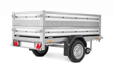 Brenderup 1205S m/ekstra stålsider incl. montering